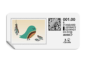 B-Post-Briefmarke 756