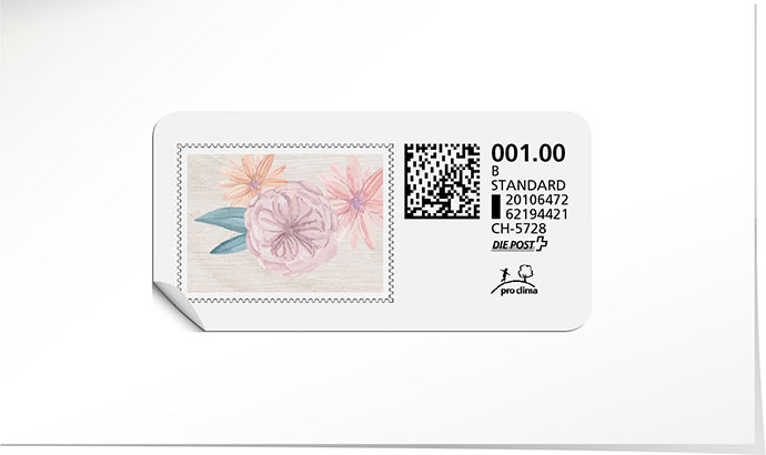 B-Post-Briefmarke 757 riviera blue