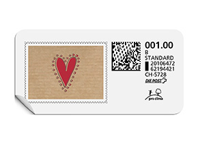 B-Post-Briefmarke 758
