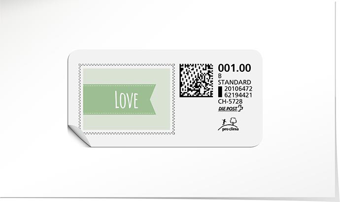 B-Post-Briefmarke 762 amande