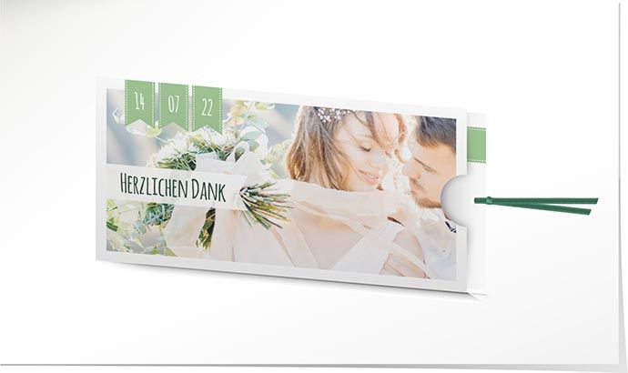 Dankeskarte Hochzeit 762 Dankeskarte Hochzeit