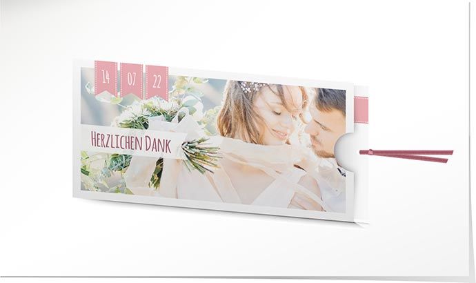 Dankeskarte Hochzeit 762 Dankeskarte Hochzeit
