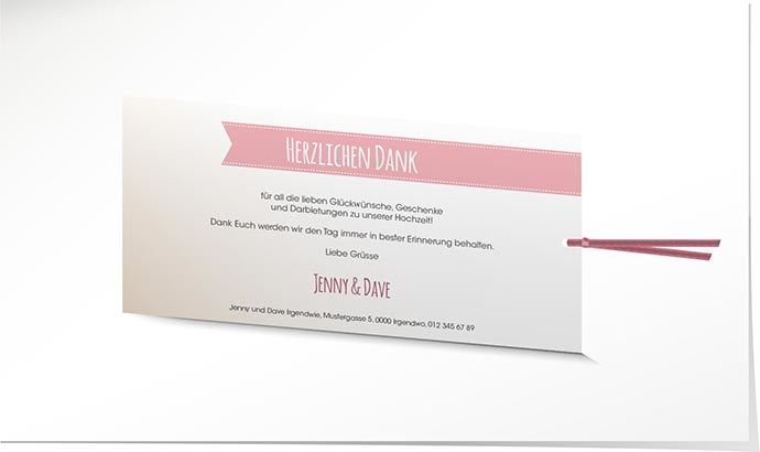 Dankeskarte Hochzeit 762 Dankeskarte Hochzeit