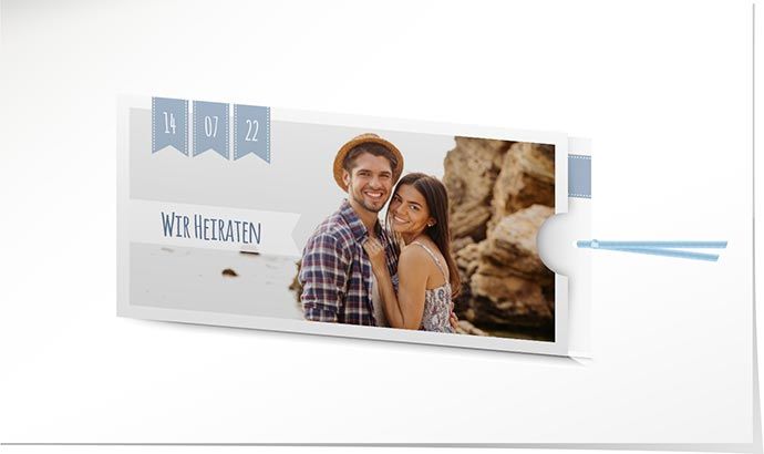 Hochzeitseinladung 762 Hochzeitskarte