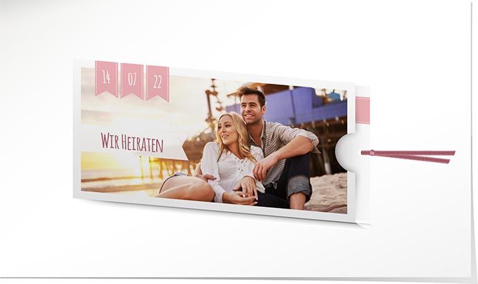 Hochzeitseinladung 762 Hochzeitskarte
