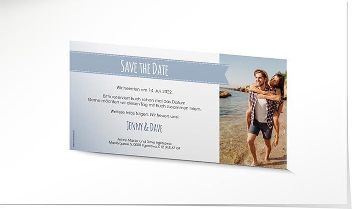 Save the Date Karte 762 Save the Date Karte