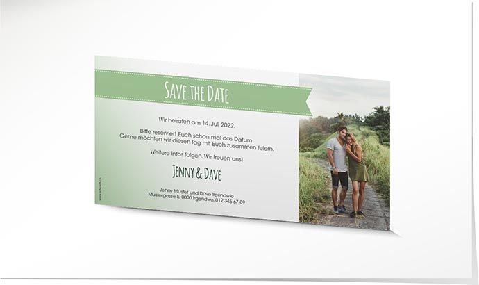 Save the Date Karte 762 Save the Date Karte