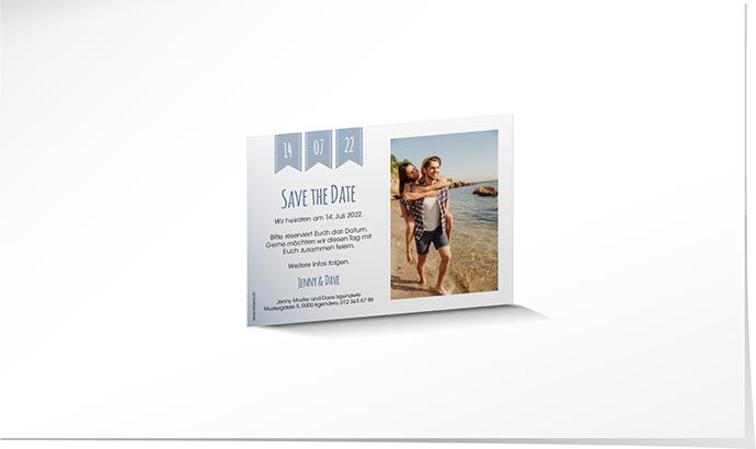 Save the Date Magnetkarte 762 Save the Date Magnetkarte