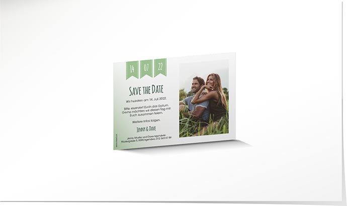Save the Date Magnetkarte 762 Save the Date Magnetkarte