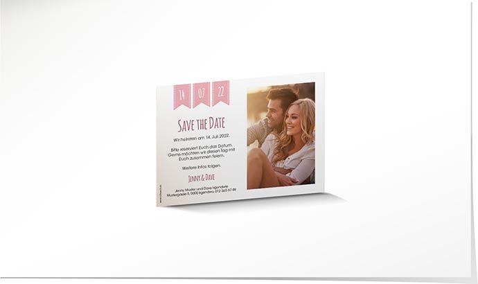 Save the Date Magnetkarte 762 Save the Date Magnetkarte