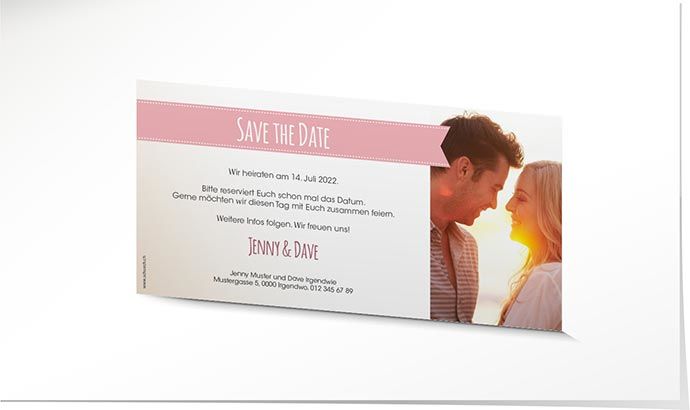 Save the Date Karte 762 Save the Date Karte