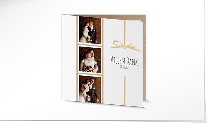 Dankeskarte Hochzeit 764 Dankeskarte Hochzeit