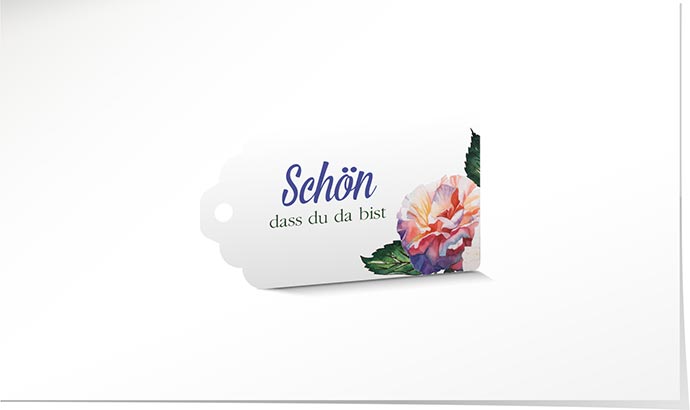 Geschenkanhänger 765 Geschenkanhänger Hochzeit
