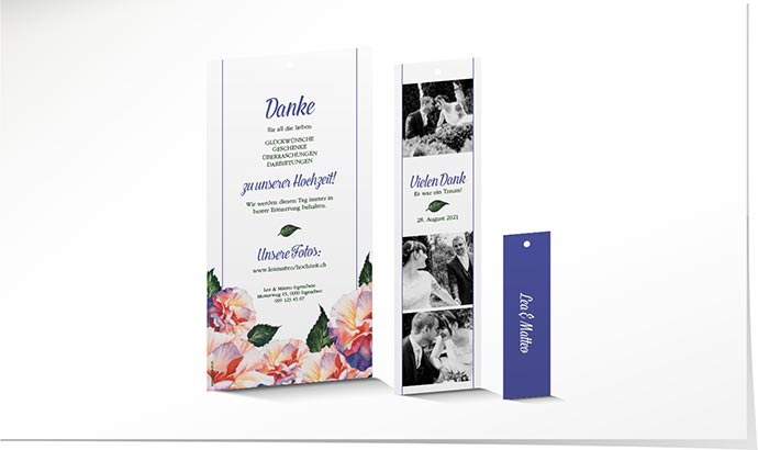 Dankeskarte Hochzeit 765 Dankeskarte Hochzeit
