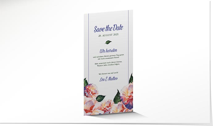 Save the Date Karte 765 Save the Date Karte