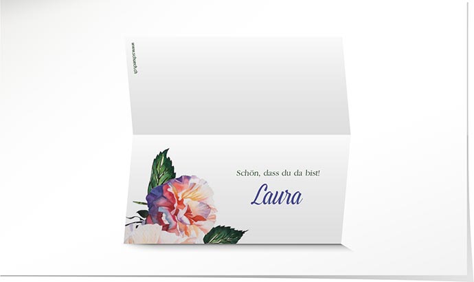 Tischkarte Hochzeit 765 Tischkarte