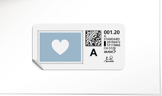A-Post-Briefmarke 768 