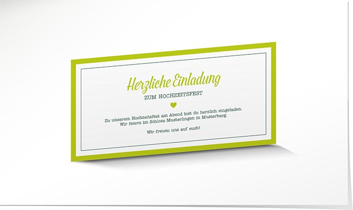 Einlagekarte 768 Einlagekarte Hochzeit