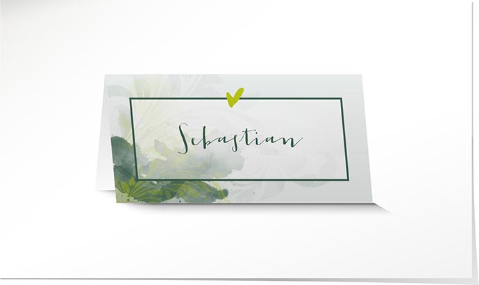 Tischkarte Hochzeit 769 Tischkarte