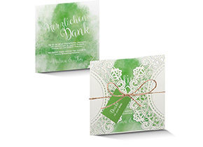 Dankeskarte Hochzeit Lasercut 774