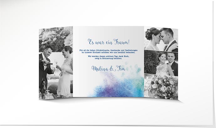 Dankeskarte Hochzeit 774 Dankeskarte Hochzeit