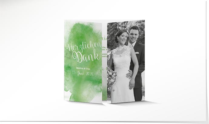 Dankeskarte Hochzeit 774 Dankeskarte Hochzeit