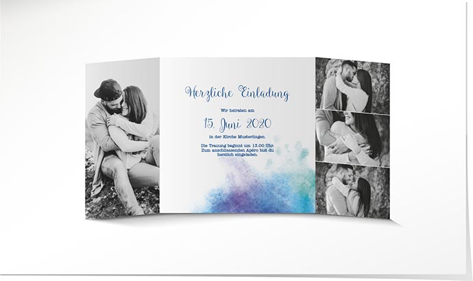 Hochzeitseinladung 774 Hochzeitskarte