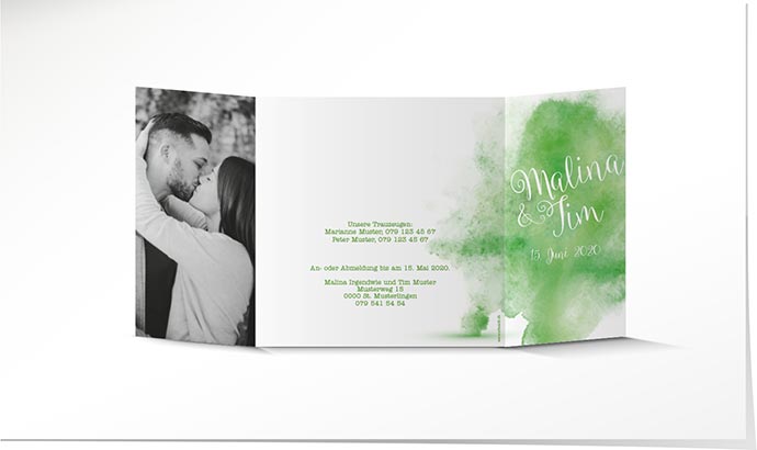 Hochzeitseinladung 774 Hochzeitskarte