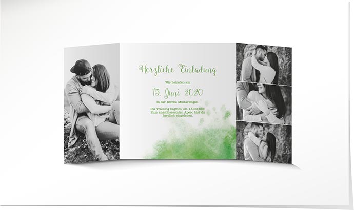 Hochzeitseinladung 774 Hochzeitskarte