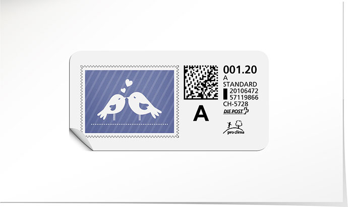A-Post-Briefmarke 775 