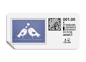B-Post-Briefmarke 775