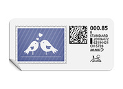 B-Post-Briefmarke 775