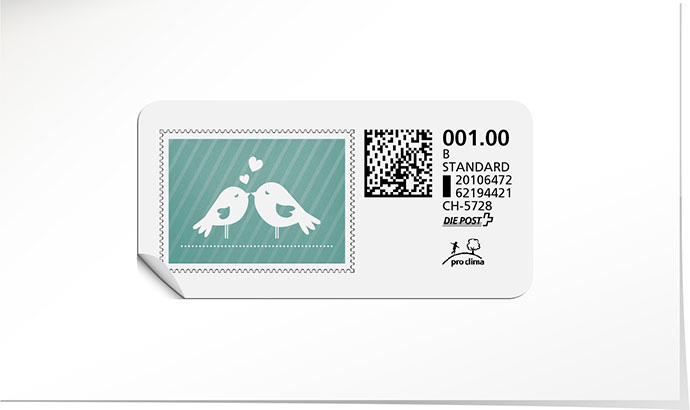 B-Post-Briefmarke 775 