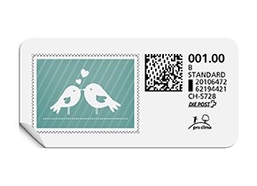 B-Post-Briefmarke 775