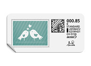B-Post-Briefmarke 775