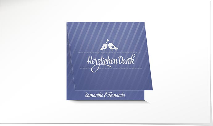 Dankeskarte Hochzeit 775 Dankeskarte Hochzeit