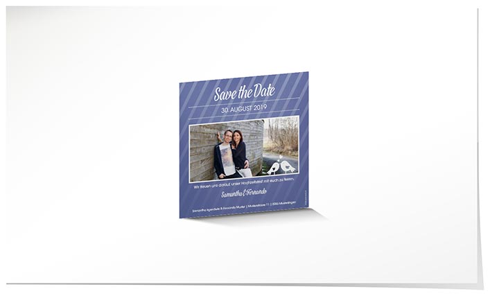 Save the Date Magnetkarte 775 Save the Date Magnetkarte