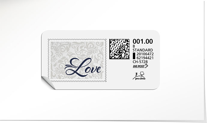 B-Post-Briefmarke 786 