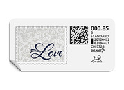 B-Post-Briefmarke 786