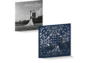 Dankeskarte Hochzeit Lasercut 786
