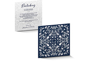Hochzeitseinladung Lasercut 786