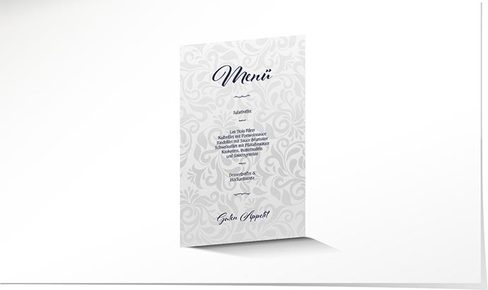Menükarte Hochzeit 786 Menükarte Hochzeit
