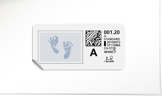 A-Post-Briefmarke 795 