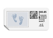 B-Post-Briefmarke 795