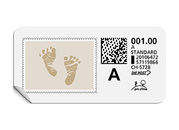 A-Post-Briefmarke 795