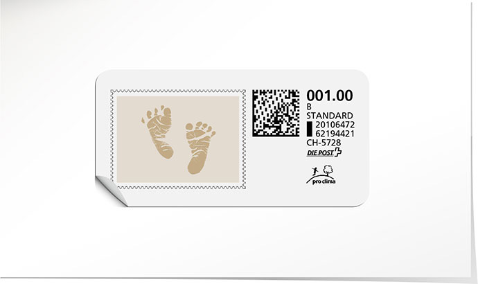 B-Post-Briefmarke 795 