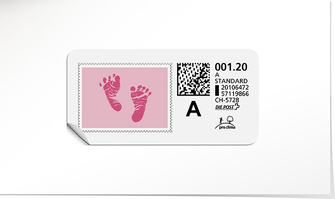 A-Post-Briefmarke 795 
