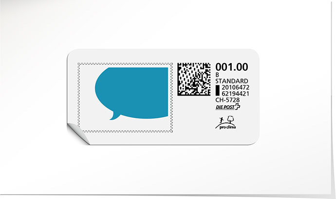 B-Post-Briefmarke 802 