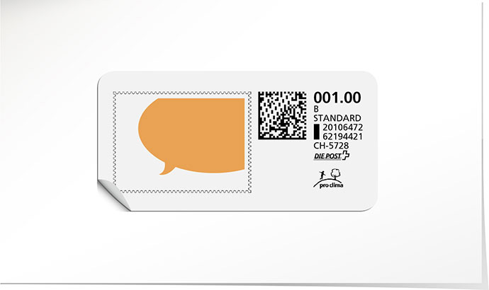 B-Post-Briefmarke 802 