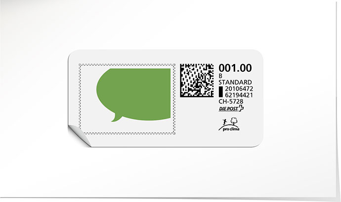 B-Post-Briefmarke 802 
